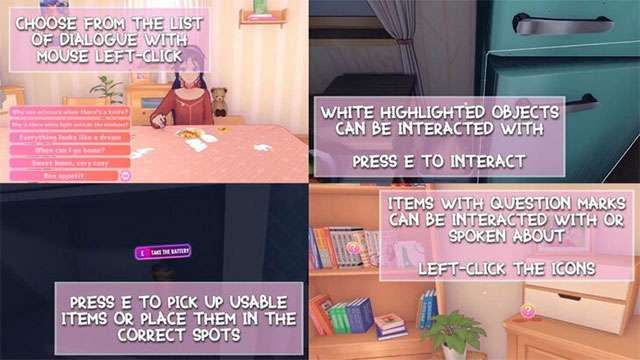 Hướng dẫn nhanh cách điều khiển khi chơi game Miside