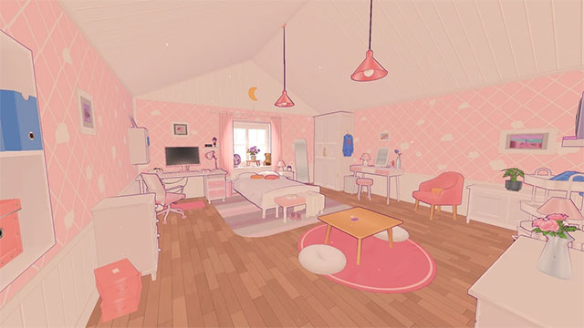 Phòng ngủ trong nhà của Crazy Mita