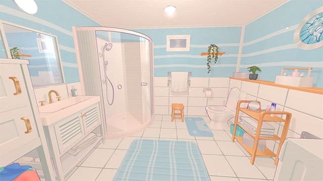 Phòng tắm trong nhà của Crazy Mita