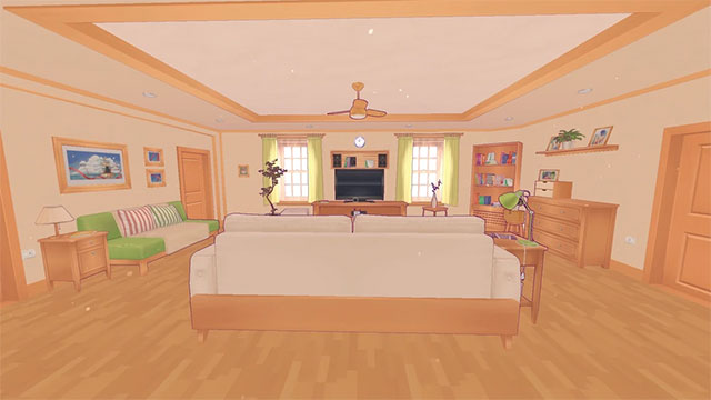 Phòng khách trong nhà của Crazy Mita