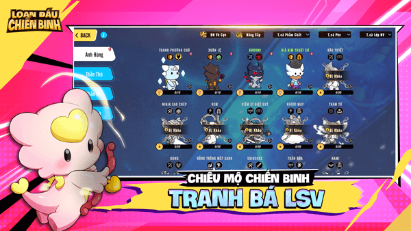 Chiêu mộ chiến binh, tranh bá LSV