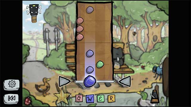 Tìm nhạc cụ trong từng phòng rồi chơi các level nhịp điệu