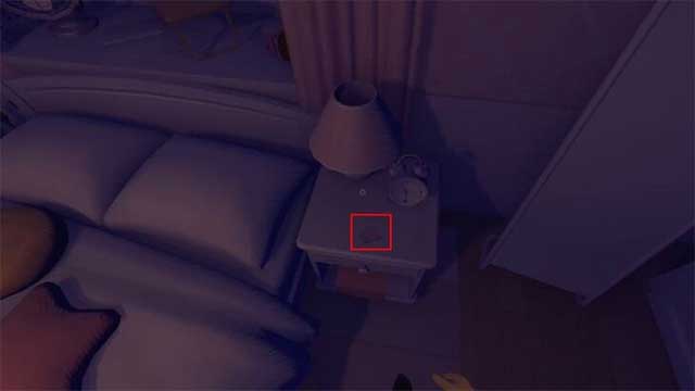 Lấy Player Cartridge trên tủ đầu giường