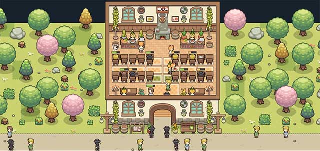 Pumpkin Restaurant là game nấu ăn dễ thương được hiển thị ở cuối màn hình