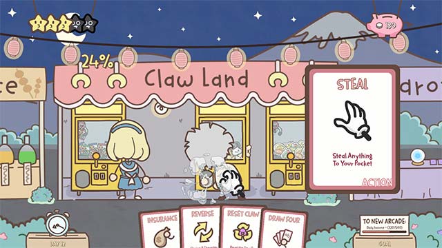 Prize Denied là game mô phỏng quản lý máy gắp thú bông gacha gian lận