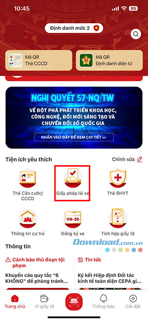 xem diem bang lai xe tren vneid 1*503036