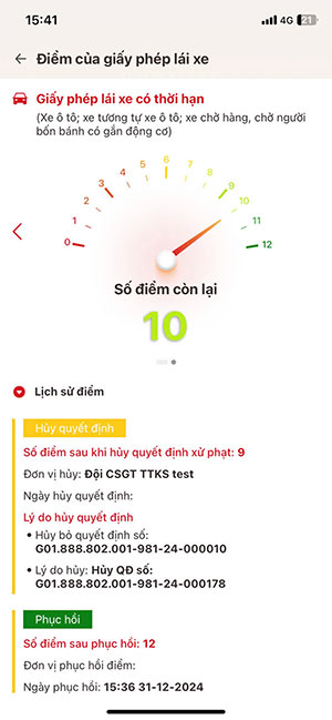 xem diem bang lai xe tren vneid 4*503035