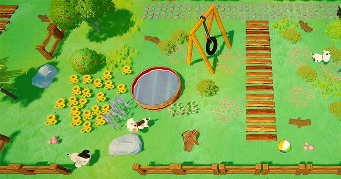 Happy PuppyGame chăm sóc cún cưng trong khu vườn hạnh phúc