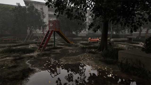 Chụp ảnh để tìm linh hồn Mitsuka trong công viên