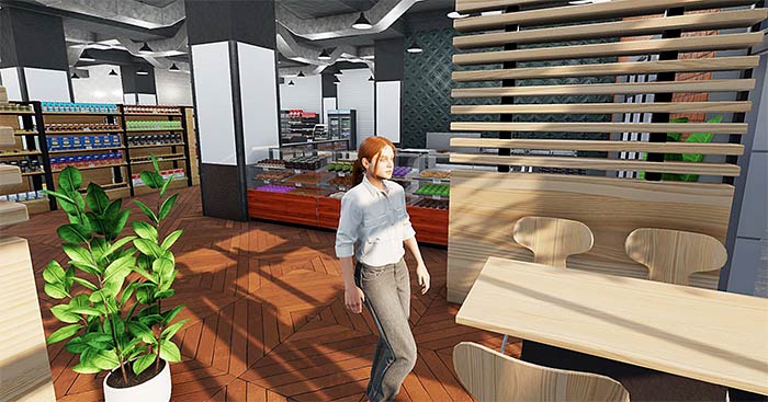 Cafemart SimulatorDemo 0.5Game kinh doanh tổ hợp cà phê - siêu thị