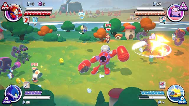 Full Steam: Fluffy X Machina là hành động chiến đấu robot cute