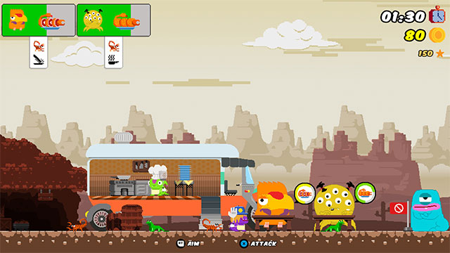 Monster Meals là game quản lý thời gian với nhân vật chính là đầu bếp quái vật