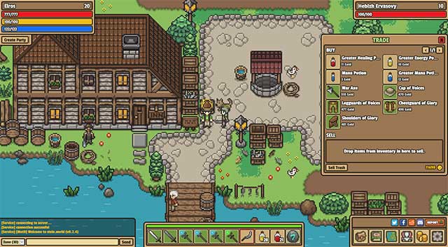 Stein.world online là game MMORPG miễn phí trên trình duyệt