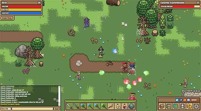 Khám phá thế giới pixel đa dạng với hàng trăm nhiệm vụ và vật phẩm