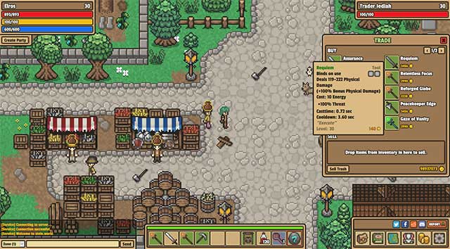 Game lấy bối cảnh một thế giới giả tưởng tuyệt đẹp với nhiều tính năng của thể loại MMO