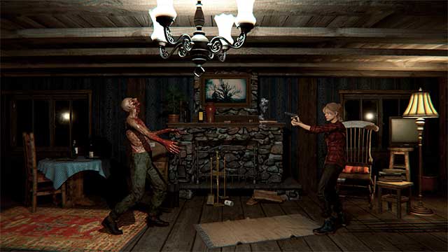 Undead Trail: Haunting Shadow là game nhập vai kinh dị trong ngôi nhà zombie