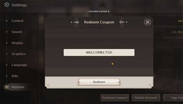 Cách đổi code Lost Sword rất đơn giản