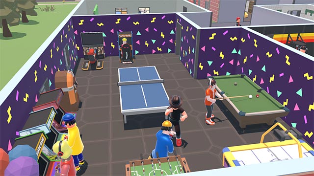 Phòng giải trí là nơi nhân viên thư giãn và kết nối với nhau sau những giờ làm việc căng thẳng