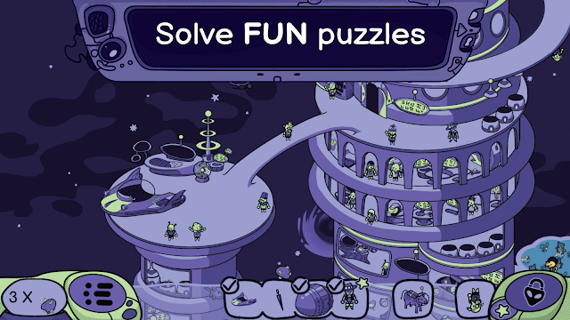 Giải các câu đố tìm đồ vật ẩn vui nhộn chủ đề người ngoài hành tinh trong game Looking for Aliens