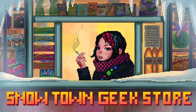 Snow Town Geek Store là mô phỏng kể chuyện có đồ họa hoài cổ