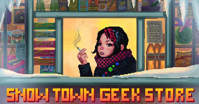 Snow Town Geek StoreGame quản lý cửa hàng tạp hóa