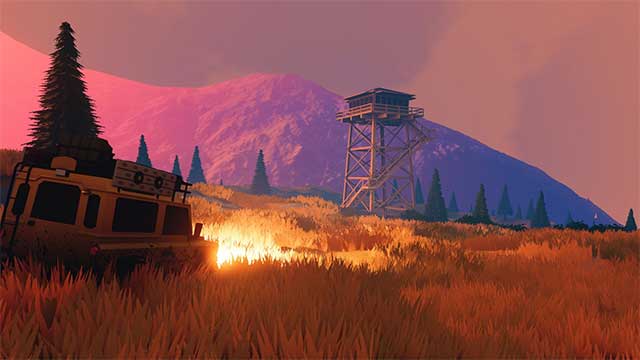 Over the Hill là game phiêu lưu khám phá địa hình tự do