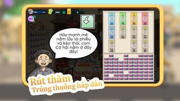 Rút thăm trúng thưởng hấp dẫn