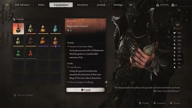 Các vật phẩm hồi máu tốt nhất trong Black Myth: Wukong