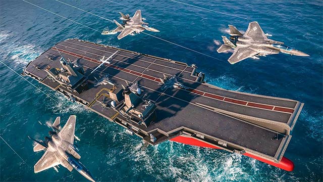 Modern Warships - Trận chiến hải quân đầy kịch tính và thách thức trên màn hình. https://st.download.com.vn/data/image/2025/02/03/Modern-Warships-1.jpg