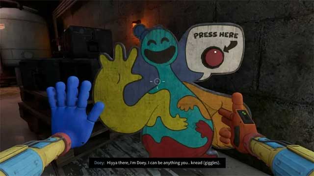 Mỗi tấm cutout đều có nút để nghe các câu thoại của nhân vật