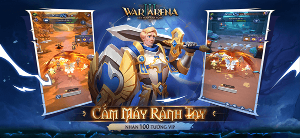 Cắm Máy Rảnh Tay - Nhận 100 Tướng VIP
