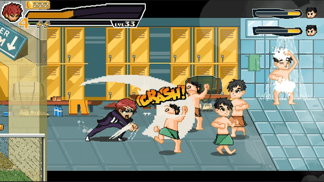 Chiến đấu đánh bại kẻ xấu trong trường học trong game School Hero