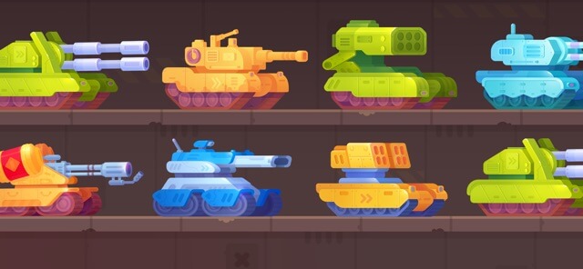 Tank Stars có bộ sưu tập những chiếc xe tăng độc đáo, mạnh mẽ