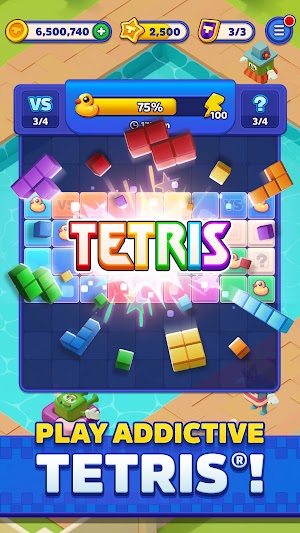 Tetris Block Party là game xếp hình Tetris cổ điển kết hợp yếu tố hiện đại