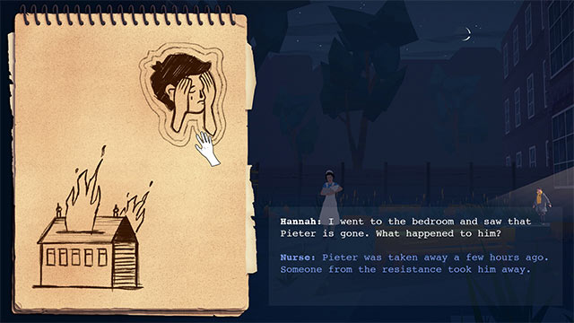 Lối chơi pha trộn giữa phiêu lưu kể chuyện 3D với Visual Novel