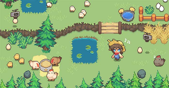 Kkokko IndustryGame trang trại gà cute trên desktop