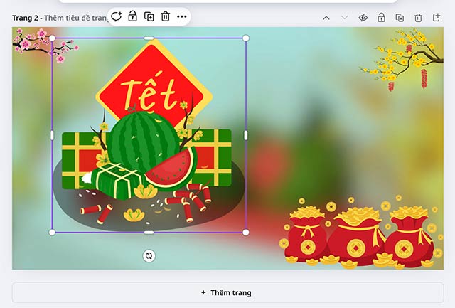 Chọn vào nội dung mà bạn muốn nhân bản