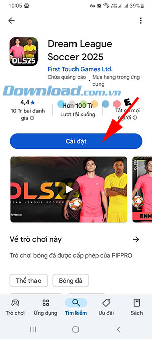 Tải game Dream League Soccer 2025
