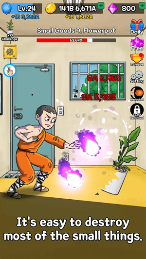 Lối chơi casual mô phỏng clicker đơn giản