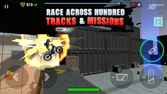 Lái mô tô qua hàng trăm cung đường và thực hiện các nhiệm vụ khác nhau trong Spy Rider: Impossible Missions