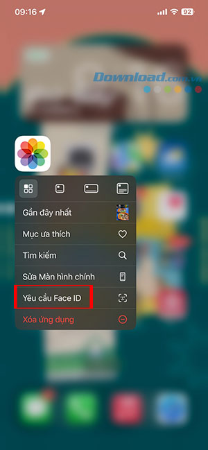 cach khoa thu vien anh iphone bang face id 1*507355