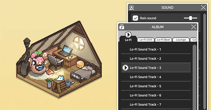 Mini Cozy Room: LofiGame căn phòng ấm cúng trên desktop