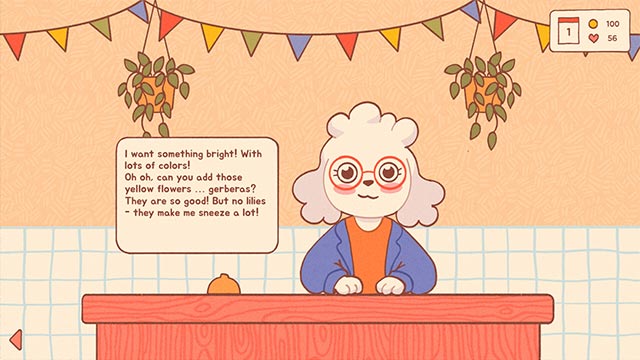 Làm chủ cửa hàng hoa ấm cúng, thư giãn trong game Flowers And Favours: Florist Simulator