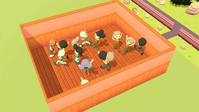 Khách tham quan NPC sẽ phản ứng với môi trường xung quanh