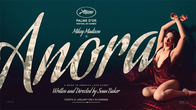 Poster Anora - phim hài lãng mạn 18+ của Mỹ năm 2024