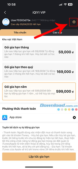 huy gia han tu dong iqiyi 2*509473