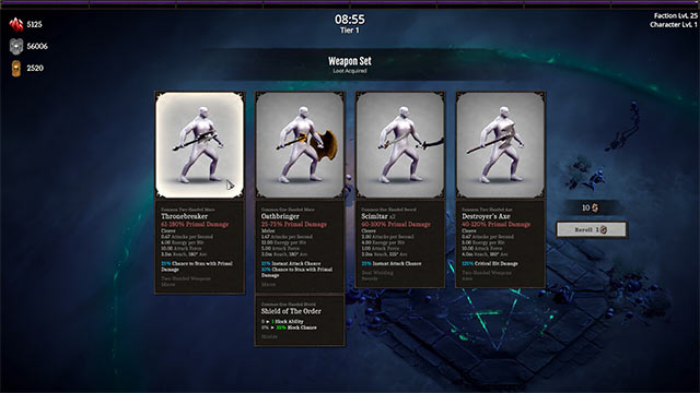 Nâng cấp sức mạnh anh hùng, vũ khí và trang bị đa dạng trong Conquest Dark