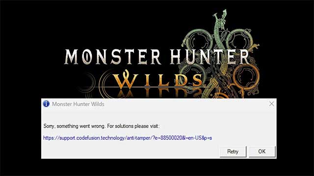 "Something Went Wrong" là lỗi khá phổ biến trong Monster Hunter Wilds
