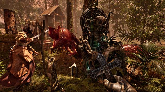 Đối mặt với nhiều loài quái vật kỳ dị được thiết kế theo phong cách Lovecraftian