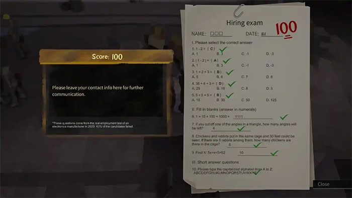 Hiring Exam trong Nobody - The Turnaround